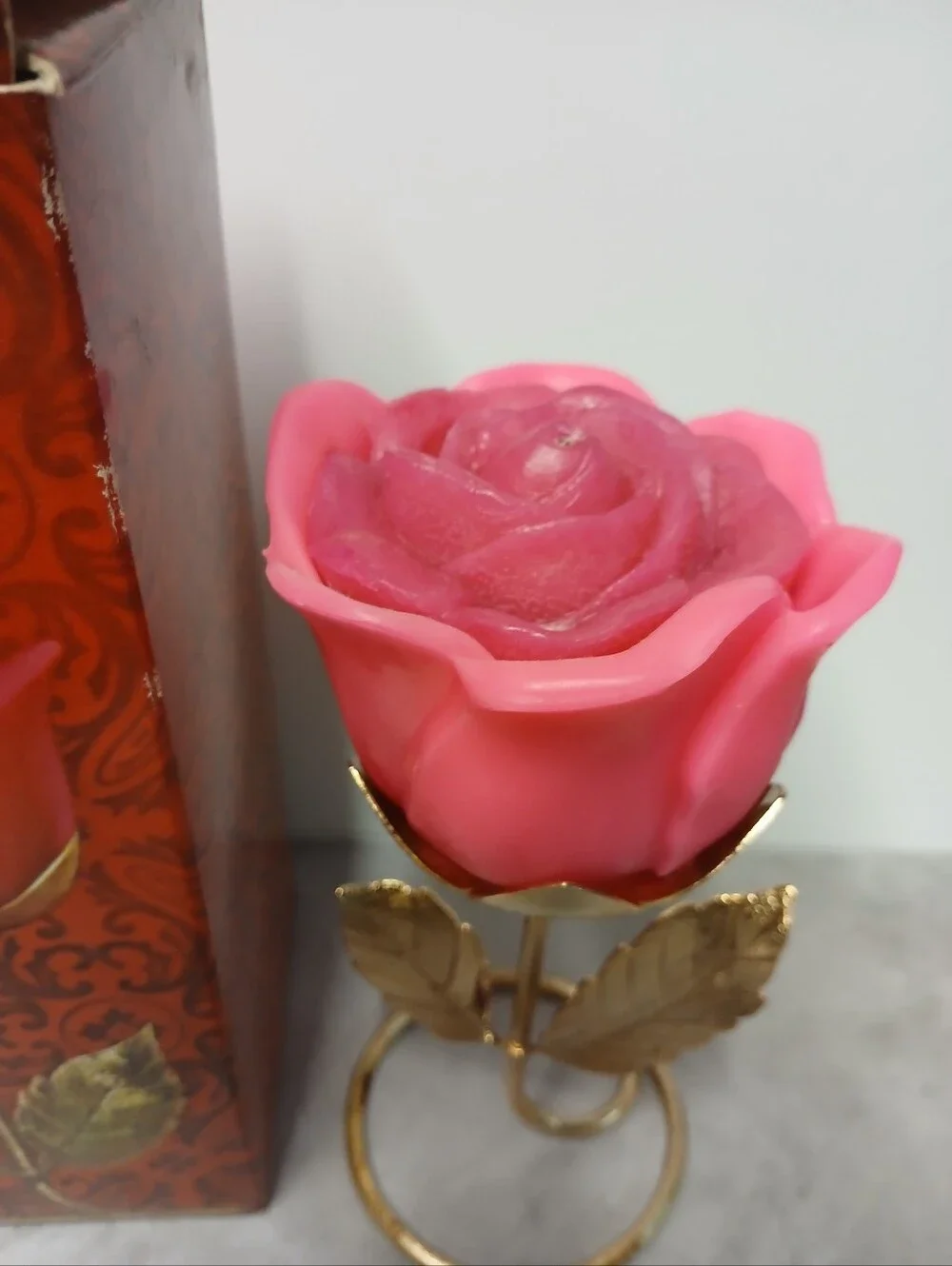 Avon Vintage Lady Floral Fragrance Candle Holder
